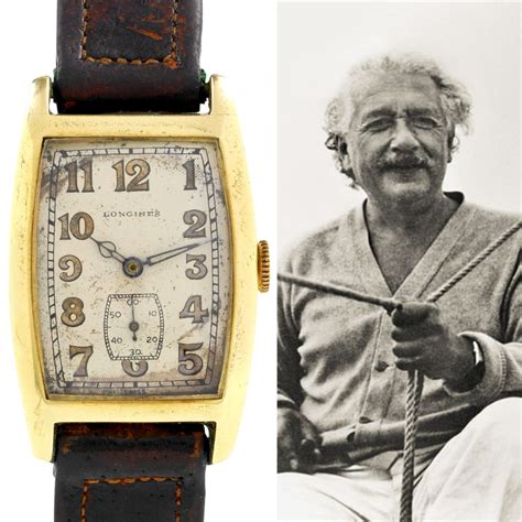 albert einstein gold watch.